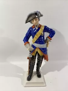 Porzellan Figur Hutschenreuther Kunstabteilung Friedrich der Große Alte Fritz - Bild 1 von 20