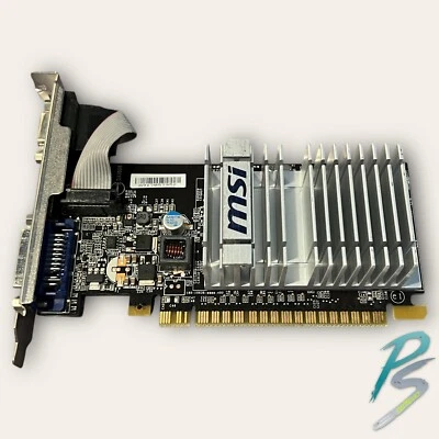 MSI NVIDIA GeForce 8400GS 512MB PCIe DVI VGA Graphics Card N8400GS-D512H - Image 1 of 3