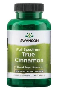 Swanson Premium Full Spectrum True Cinnamon - Con Canela de Ceilán 120 Cápsulas - Imagen 1 de 2