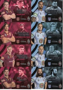2018 NRL TRADERS STATE OF ORIGIN STARS TRADING CARDS - NSW BLUES & QLD MAROONS - Picture 1 of 47