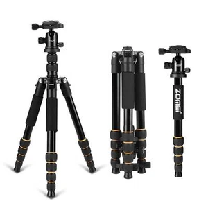 ZOMEI Q666 Proline Tripod with Ball Head for Cameras - Aluminium Black - Picture 1 of 12