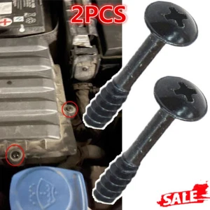 2Pcs for-VW-AUDI Seat Black Air-Filter Cleaner Box Lid Retaining Scre❁UK - Picture 1 of 8