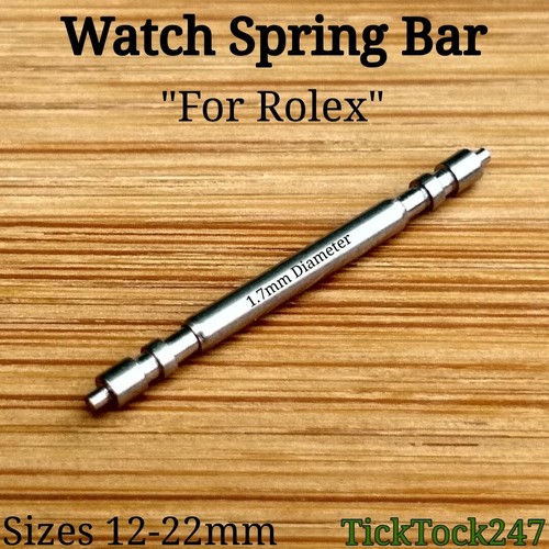 1x GENERIC WATCH STRAP SPRING BARS PINS FOR ROLEX WATCHES SIZES 12-22MM ...
