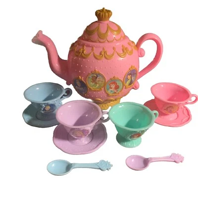 Disney Princess Royal Story Time Tea Set Pre-Owned 10 Pieces In Lot - Image 1 of 4