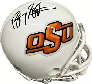 Barry Sanders OSU Signed Mini Football Helmet (JSA) - Picture 1 of 2