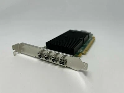 MATROX M9148 1GB PCIE QUAD (4 PORTS) GRAPHICS CARD M9148-E1024LAF HIGH PROFILE  - Image 1 of 2