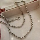 LOVELY STERLING SILVER BELCHER LINK CHAIN APPROX 20.5''