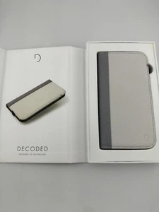 Decoded Leather Wallet Case for iPhone SE / 8 / 7 (White / Grey) *** NEW *** - Picture 1 of 5