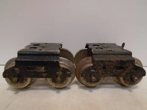 Vintage Pair of Prewar Trucks, One w/Roller Pickup & One Plain - Picture 1 of 5