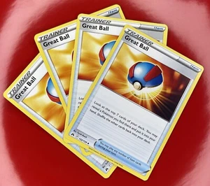 4X Pokémon TCG Great Ball Crown Zenith 135/159 Regular Uncommon 2023 NM - Picture 1 of 1