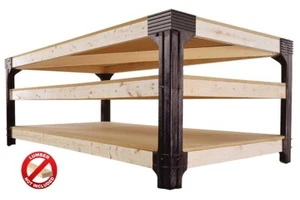 BUILD YOUR OWN 2X4 BASICS ANY SIZE WORK BENCH KIT (BLACK) - 90158MIE - Bild 1 von 1