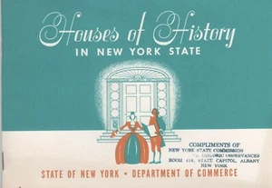 TRAVEL  - BROCHURE (1959) HOUSES OF HISTORY NY State (Rockefeller) - Picture 1 of 4