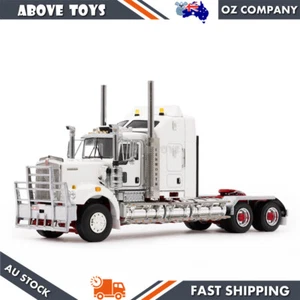 Drake 1:50 Scale Kenworth C509 Sleeper Truck White Red Chassis Model Collectible - Bild 1 von 5