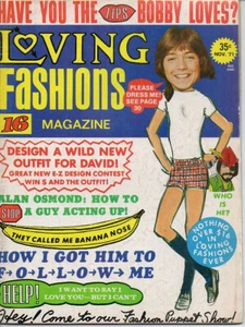 LOVING FASHIONS 16 MAGAZIN NOVEMBER 1971 David Cassidy - Bobby Sherman & mehr! - Bild 1 von 6