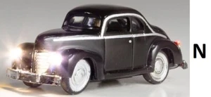 N Scale - "Midnight Ride" Just Plug Illuminated Vehicle,  WOO-JP5611 - Picture 1 of 5