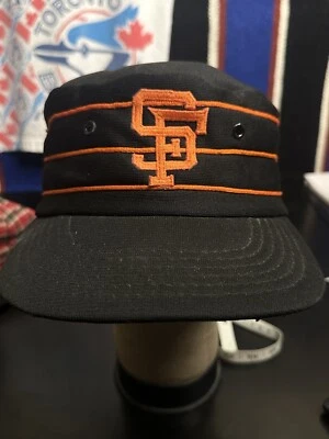 Sombrero Pastillero Gigantes San Francisco De Colección Raro Usado Negro Naranja Años 80 90  Foto 1 de 4