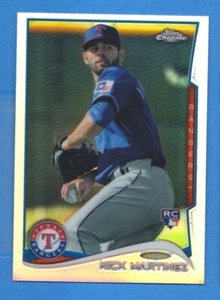 2014 Topps Chrome Refractor #65 Nick Martinez Rangers - Picture 1 of 1
