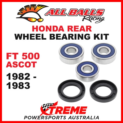 All Balls 25-1324 Honda FT500 FT 500 Ascot 1982-1983 Rear Wheel Bearing Kit - Image 1 of 2
