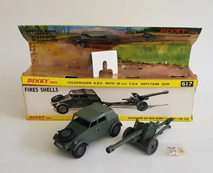 Dinky Toys No. 617, Volkswagen KDF with Anti-Tank Gun Superb Mint Condition - Picture 1 of 17