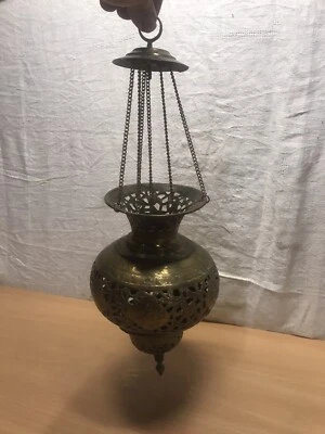 ancien encensoir ethnique laiton  - Photo 1/4