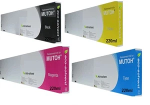 COMPATIBLE MUTOH ECO SOLVENT INK CARTRIDGE ValueJet 1204 1304 628 220ML - Picture 1 of 1