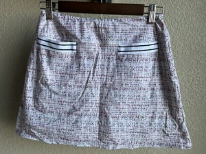 Woman’s FORAY GOLF Pink Boucle Skirt size Small - Picture 1 of 6
