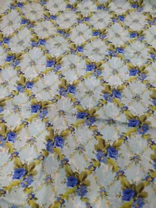 French Journal Collection London Portfolio Michael Miller Rose Lattice Fabric - Picture 1 of 1