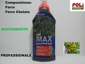 CONCIME LIQUIDO RINVERDENTE A BASE DI FERRO IRONMAX 500 g USO PROFESSIONALE - Foto 1 di 2