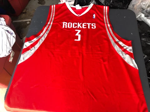 100% AUTHENTIC Reebok Steve Francis Men's Size 60 Red Houston Rockets  Jersey Cover