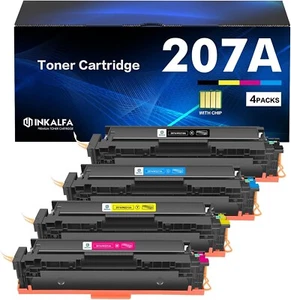 207A Toner Cartridge With Chip Compatible for HP 207A 207X Color Laserjet ink - Picture 1 of 7