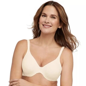 Bali Passion for Comfort 2-Ply Seamless Underwire Bra 3383 Lt Beige 38D NWT - Picture 1 of 2