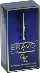 Bravo Synthetic Reeds for Bb Clarinet - Strength 2.5 (Box of 5), Model BR-C25 - Picture 1 of 12