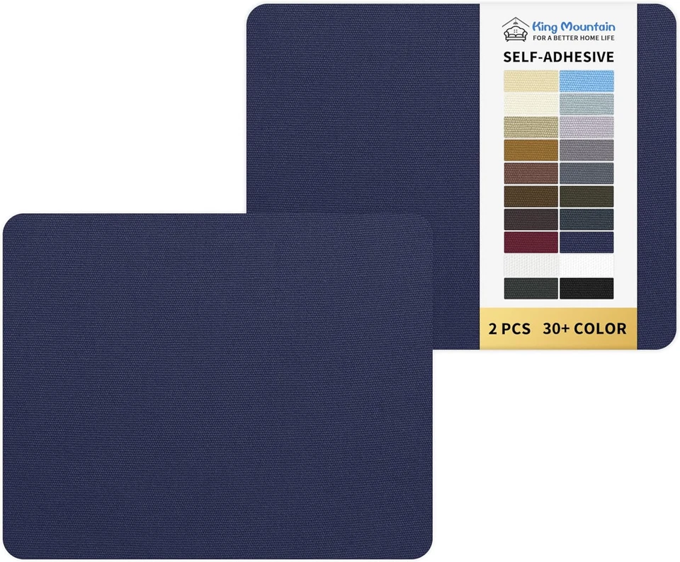 KING MOUNTAIN Canvas Repair Patch 9 X11 Inch 2 Pcs Self-Adhesive Waterproof Fabr
