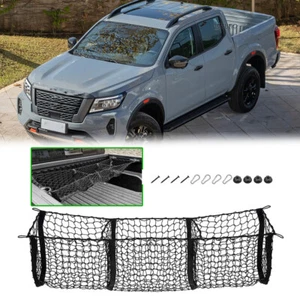 Maletero trasero cama 3 bolsillos red de carga estilo sobre para Nissan Frontier 1998-2024 - Imagen 1 de 14
