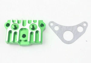 65MM 40MM Green CNC Oil Cooler Adapter Plate 50 110 125CC Pit Dirt Bike ATV Z50 - Picture 1 of 3