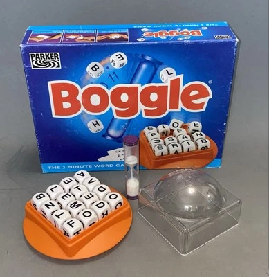 Boggle 1996 Edition Word Game by Hasbro/Parker - Image 1 of 4