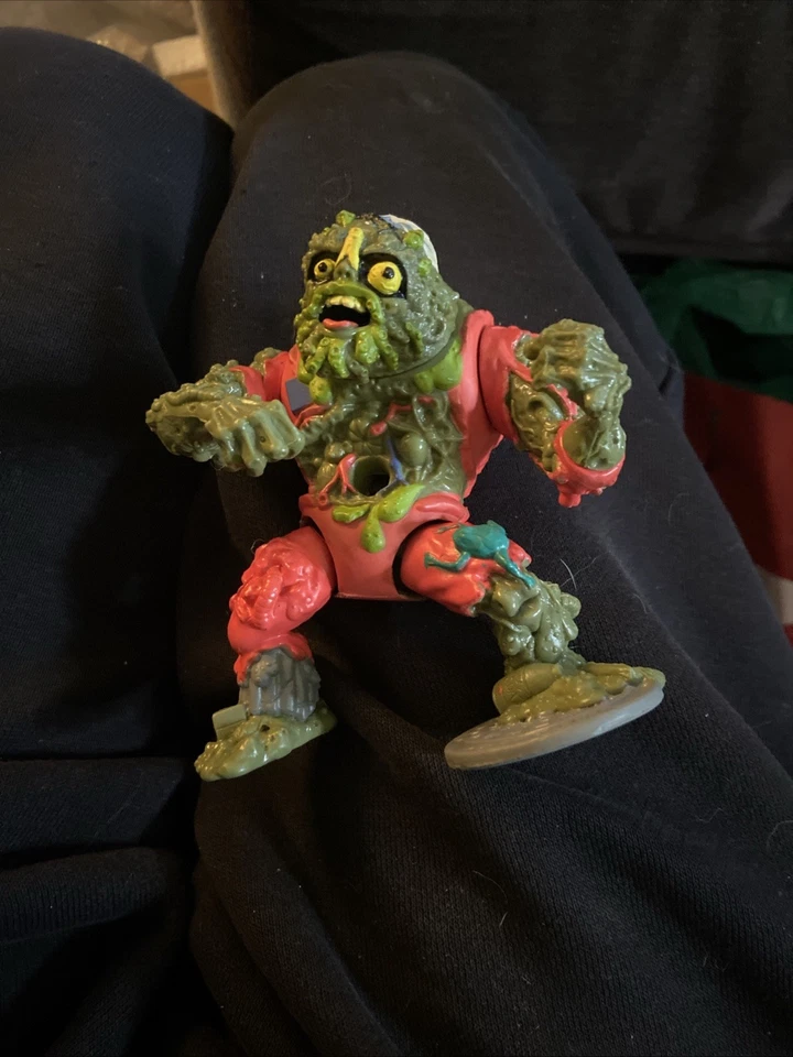 Figura de acción de colección Teenage Mutant Ninja Turtles Muck Man 1990 TMNT Playmates Foto 1 de 4