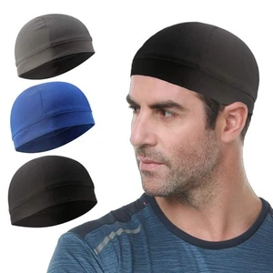 Confezione da 3 Cappelli Raffreddanti Teschio Cappellino Casco Fodera Sudore Traspirante Ciclismo Corsa per M... - Foto 1 di 7