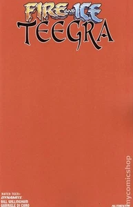 Fire and Ice Teegra 1F Cover Fire Blank Cover Variant NM 2024 Stock Image - Picture 1 of 1