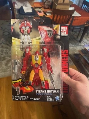 *NUEVO* Transformers Titans Return Deluxe Class Firedrive y Autobot Hot Rod NOSC Foto 1 de 2