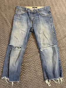 Jeans Tommy Hilfiger de colección desgastados 34w 34L preppy - Imagen 1 de 5