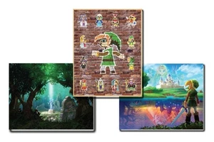The Legend of Zelda: A Link Between Worlds Club Nintendo 3 Poster Set 22"x28" - Picture 1 of 1