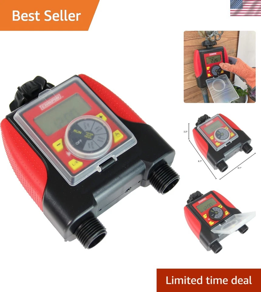 Programmable Water Timer with Rain Sensor – Perfect for Efficient Garden Care - Изображение 1 из 4