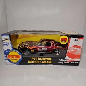ERTL 1970 Dennis Ferrara Chevy Camaro Baldwin Motion 1:18 Diecast Stock Race Car - Picture 1 of 6