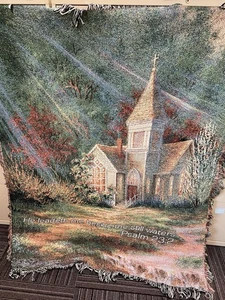 He Leadeth Me Beside The Still Waters Church Tapestry Blanket Throw - Picture 1 of 6