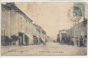 CP 70 Haute-Saône - Vauvillers - La Grande Rue - Imagen 1 de 2