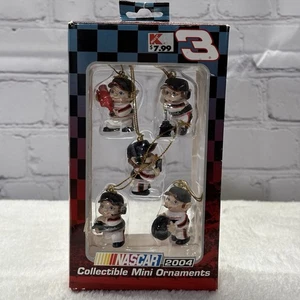 2004 Dale Earnhardt Sr. Christmas Elves 5 Pack Mini Pit Crew Ornaments NASCAR - Picture 1 of 7