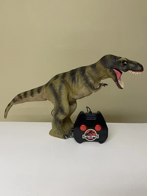 1997 年老式 ToyBiz Jurassic Park The Lost World 遥控 T-REX 工作! — 第 1/4 张图片