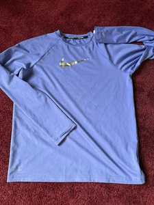 Nike swim long sleeve youth girls XL rash guard upf 40+ purple - Picture 1 of 3