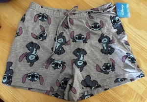 Lilo & Stitch Schlafshorts Damen Large (11-13) Pyjamashorts PJ Kordelzug - Bild 1 von 5